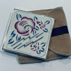 Koshino Hiroko Mirrored Floral Powder Compact Japanrse Designer